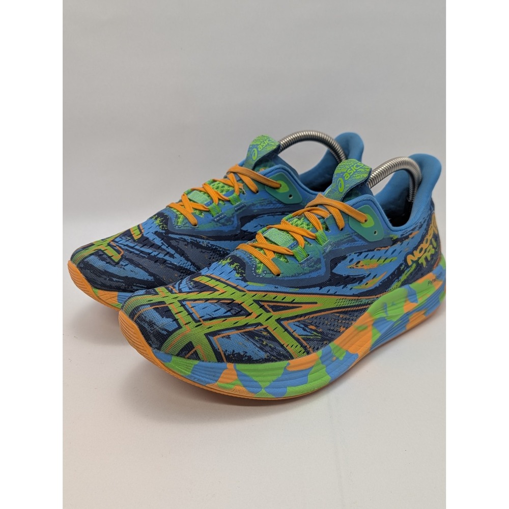 ASICS Noosa Tri 15 Mens Running Shoes Blue Orange Green 1011B609 US 10